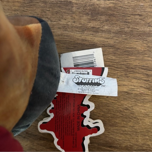 NWT VTG 1999 STUFFINS UNIVERSAL STUDIOS MONSTER HUNCHBACK OF NOTRE DAME 6" PLUSH - Picture 6 of 7